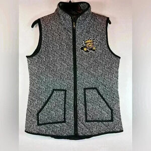 Wichita‎ State Shockers University Gameday Couture puffer vest womens size Large